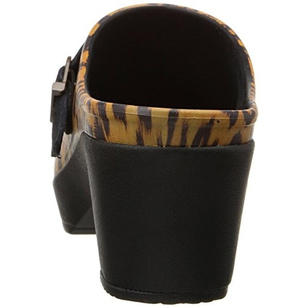 crocs leopard print clog