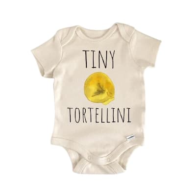Italian Pasta Tortellini - Baby Boy Girl Clothes Infant Bodysuit Funny Cute Newborn