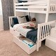 preview thumbnail 10 of 21, Max and Lily Twin over Full Staircase Bunk Bed with Storage Drawers