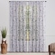 preview thumbnail 19 of 17, Chanasya Floral Sheer Window Bedroom Curtain Panel Pair (Set of 2)