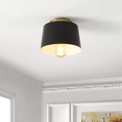 SAFAVIEH Lighting Parkes Flush Mount - 8" W x 8" D x 6" H
