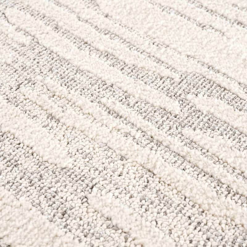 Hauteloom Munich Modern Farmhouse Bohemian Neutral Area Rug