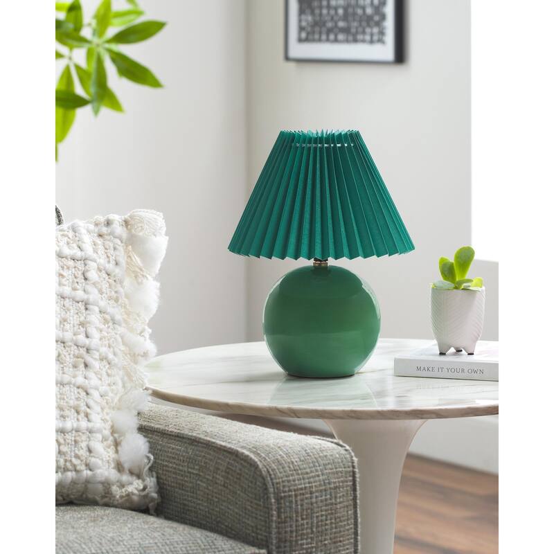 Livabliss Tremel Country Accent Table Lamp - Teal