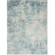 preview thumbnail 17 of 24, Nourison Astra Machine Washable Abstract Area Rug 4' x 6' - Blue/Ivory - Rectangle