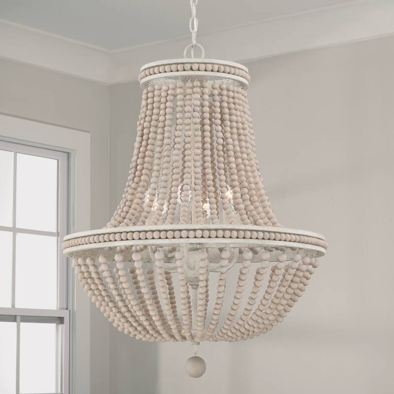 6-Light Chandelier - 30 high