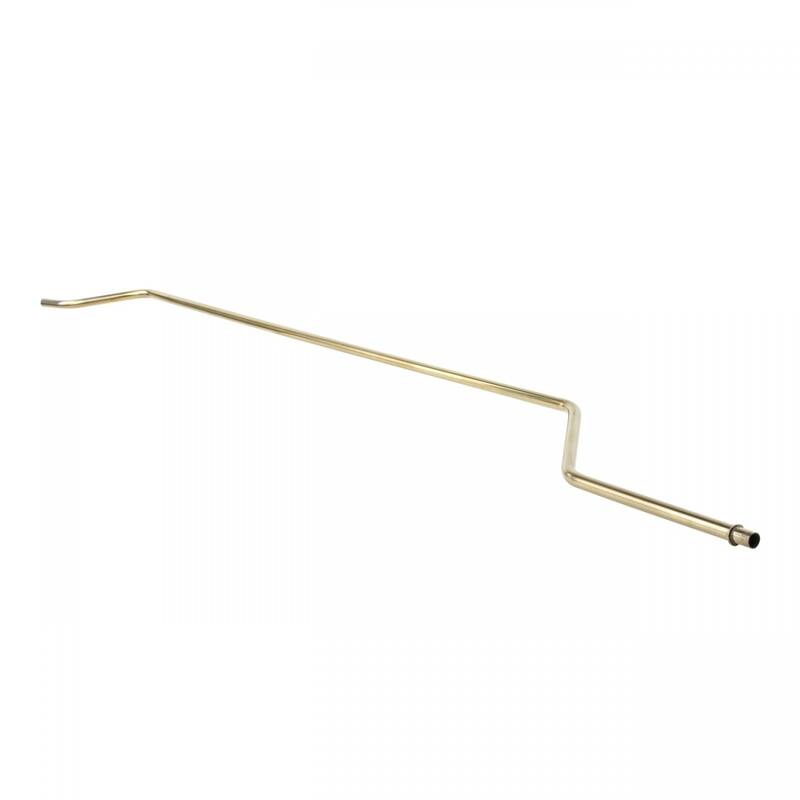 High Tank Toilet Conversion Kit - Light Mahogany with Brass Pipes Renovators Supply