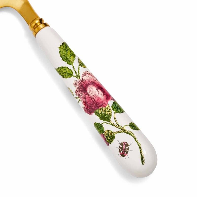 Spode Creatures of Curiosity Collection Cake Server with Floral Motif - 11" x 1.75"