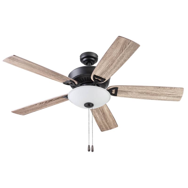 52" Prominence Home Montlake Indoor Ceiling Fan, Brushed Nickel - 52