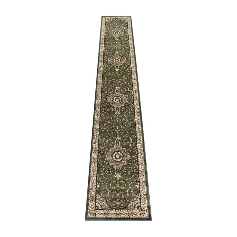 Medallion Motif Traditional Persian Style Olefin Area Rug