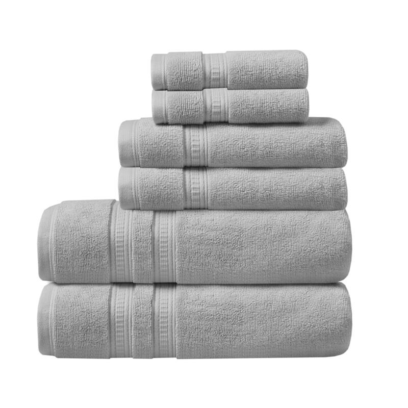 Plume 100-percent Cotton Feather Touch Antimicrobial Towel 6 Piece Set by Beautyrest