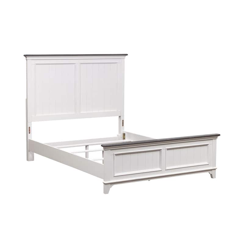 Liberty Furniture Allyson Park Youth Panel Bedroom Set with Bed, Dresser, Mirror - Full or Twin - Full