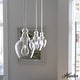 preview thumbnail 1 of 7, Hunter Maple Park 1-Light Mini Pendant - Kitchen Island, Dining Room - Modern Farmhouse, Contemporary, Transitional Brushed Nickel