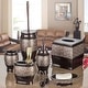 preview thumbnail 5 of 5, Creative Scents Dublin Brown Shower Curtain Hooks - Set of 12