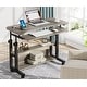 preview thumbnail 1 of 14, Portable Desk with Power Outlets Grey