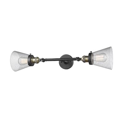 Innovations Lighting Small Cone 2 Light 23" Wide Bathroom Vanity Light