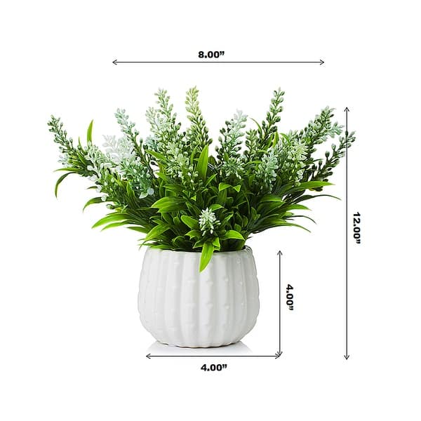Enova Home High Quality Artificial Plastic Lavenders Fake Flowers in ...