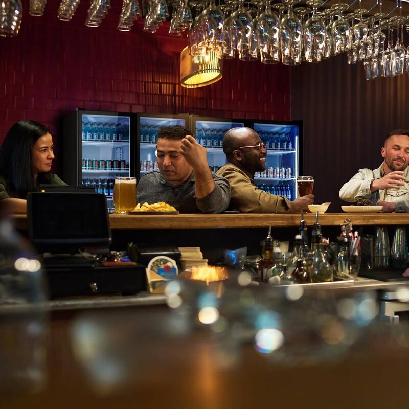 Yeego 37.79 cu.ft Commercial Beverage Display Cooler Refrigerator - 37.79 cu.ft