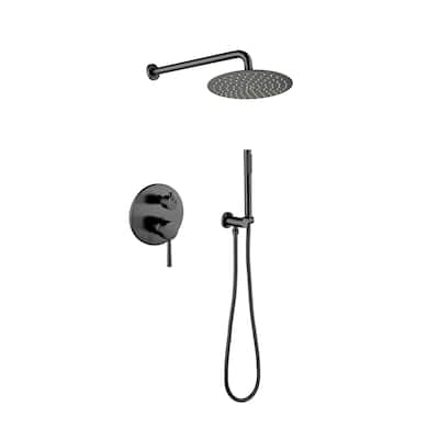 Wall Mounted Shower Faucet Set for Bathroom with Rain Shower head Handheld Shower Set,Shower System