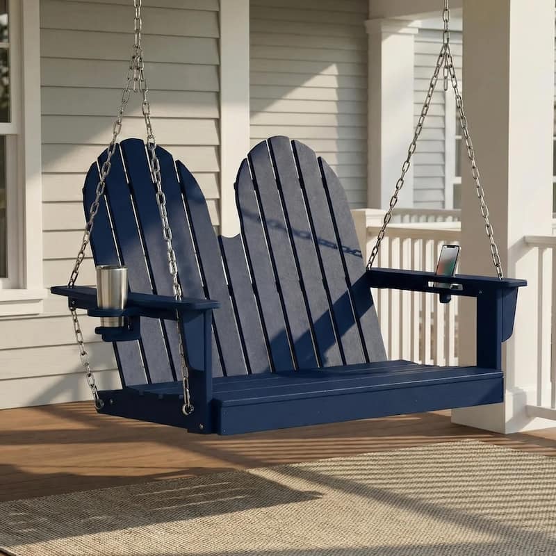 Hanniford Poly Adirondack 50 Inch Porch Swing
