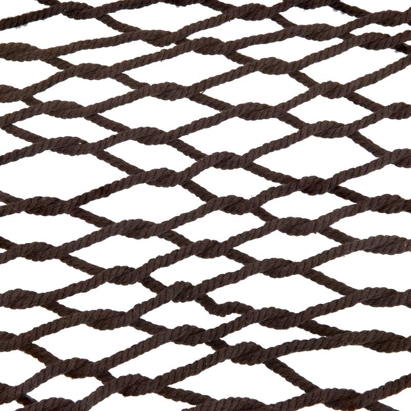 Sunnydaze Double Wide 2-Person Spreader Bar Rope Hammock