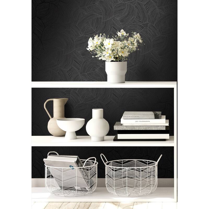 Seabrook Designs Symphony Geometric Non-Woven Unpasted Wallpaper