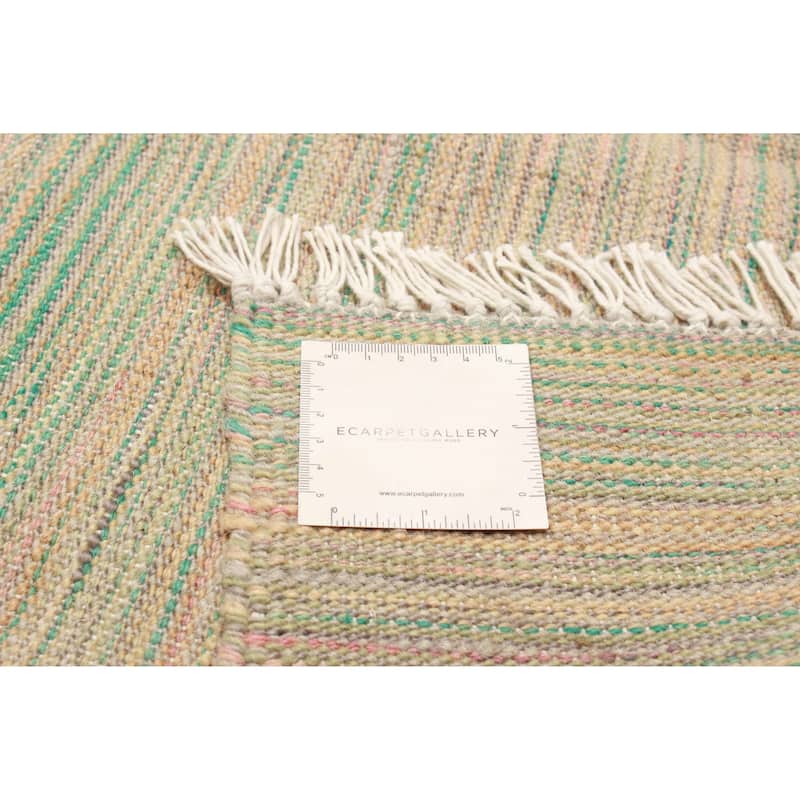 Ankara FW Teal Kilim 5'8" x 8'0" - 5'8 x 8'0