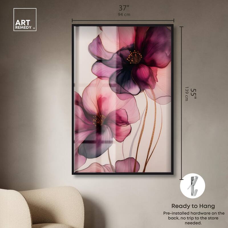 Velvet Verse III Shadowbox by Art Remedy