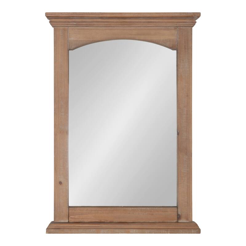 Kate and Laurel Helcomb Wood Framed Wall Mirror - 20x28.75