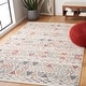 preview thumbnail 1 of 22, SAFAVIEH Pyramid Maryla Boho Geometric Rug 6'7" Square - Ivory Grey/Rust - Square