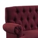 preview thumbnail 39 of 68, Arete Upholstered Tufted Settee Loveseat by Moser Bay Home