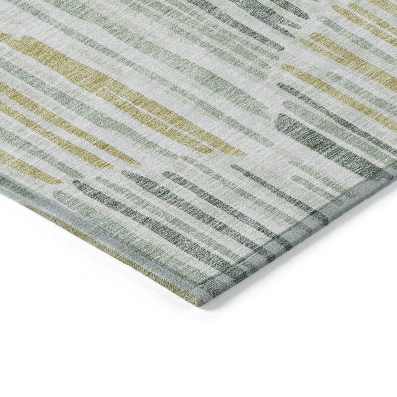 HomeRoots Abstract Transitional Rectangle Outdoor Rug