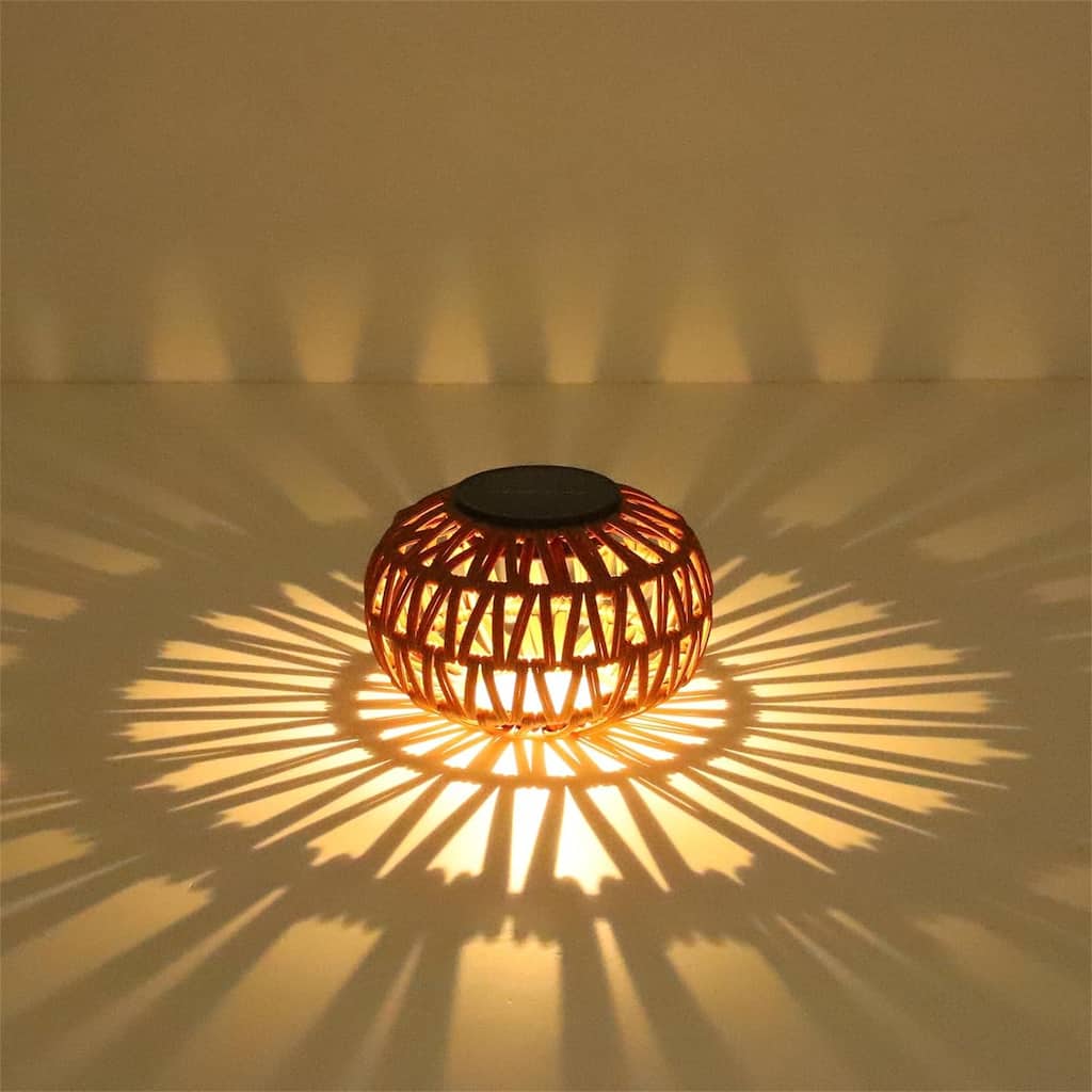 2 Pack Solar Table Lamps Outdoor Decor