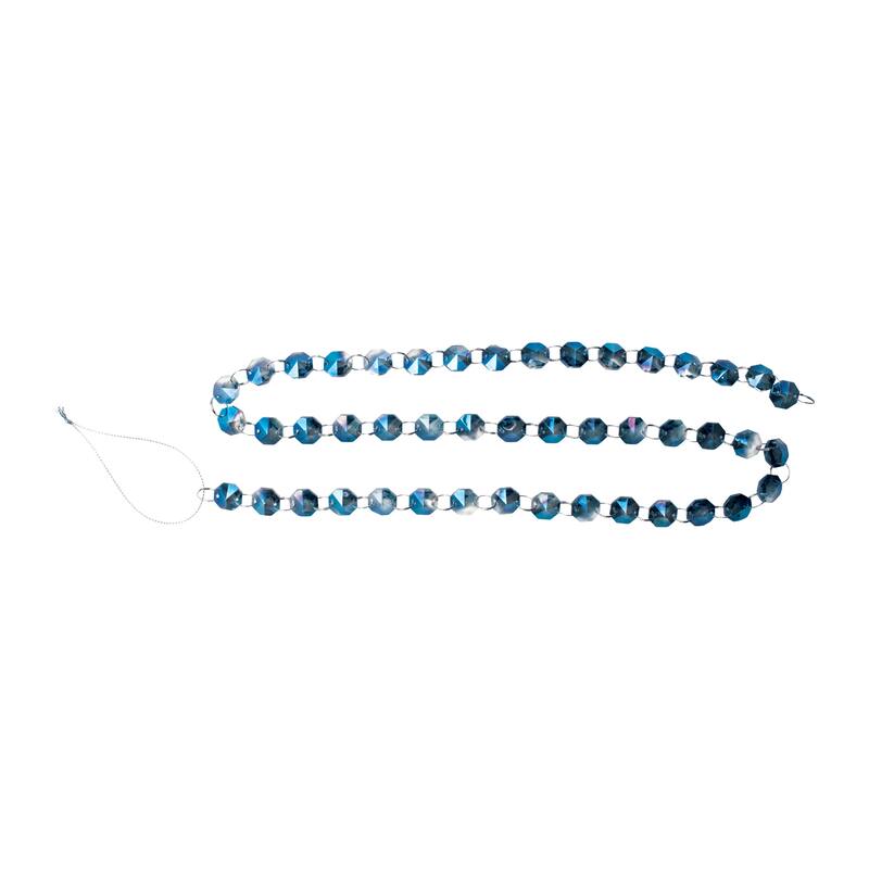 Iridescent Glass Jewel Garland (Set of 2)