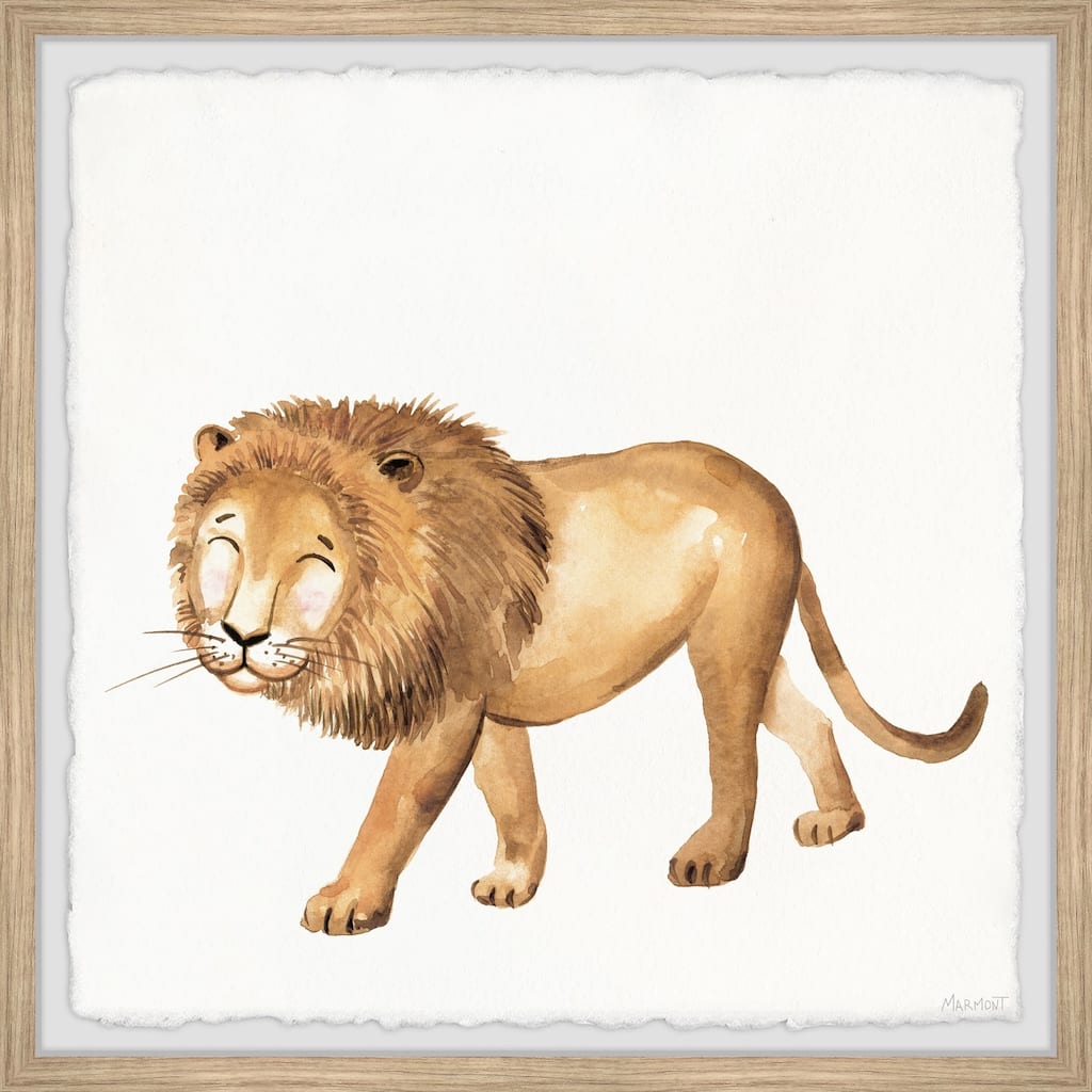 The Big Cat Framed Wall Art, Elegant Home Touch - Sophisticated Artwork for Refined Décor