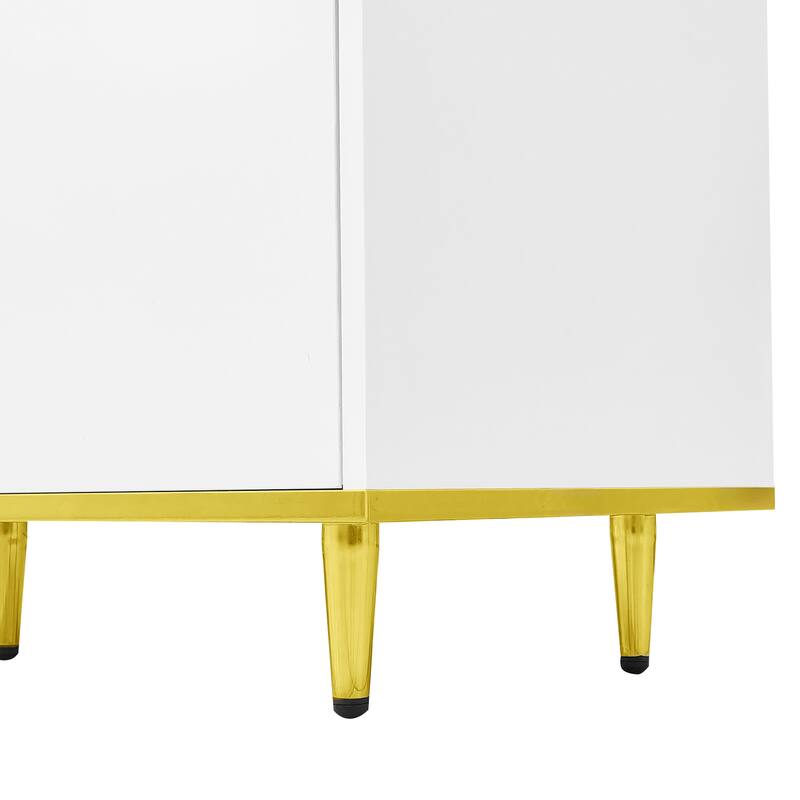 70.9'' Modern TV Stand for TVs up to 80 Inches, Entertainment Center with 2 Shelves, TV Storage Cabinet with 2 Drawers
