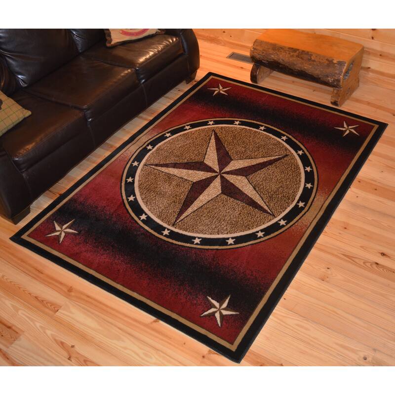 American Destination Amarillo Western Star Area Rug