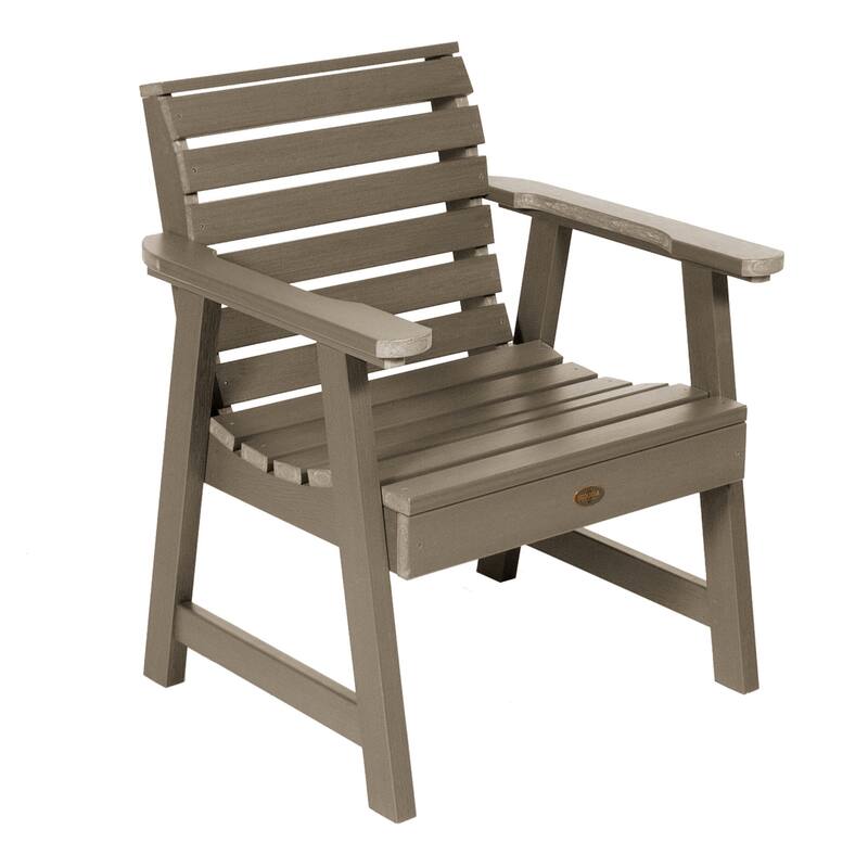 Highwood Commercial Grade Glennville Lounge Chair - Woodland Brown