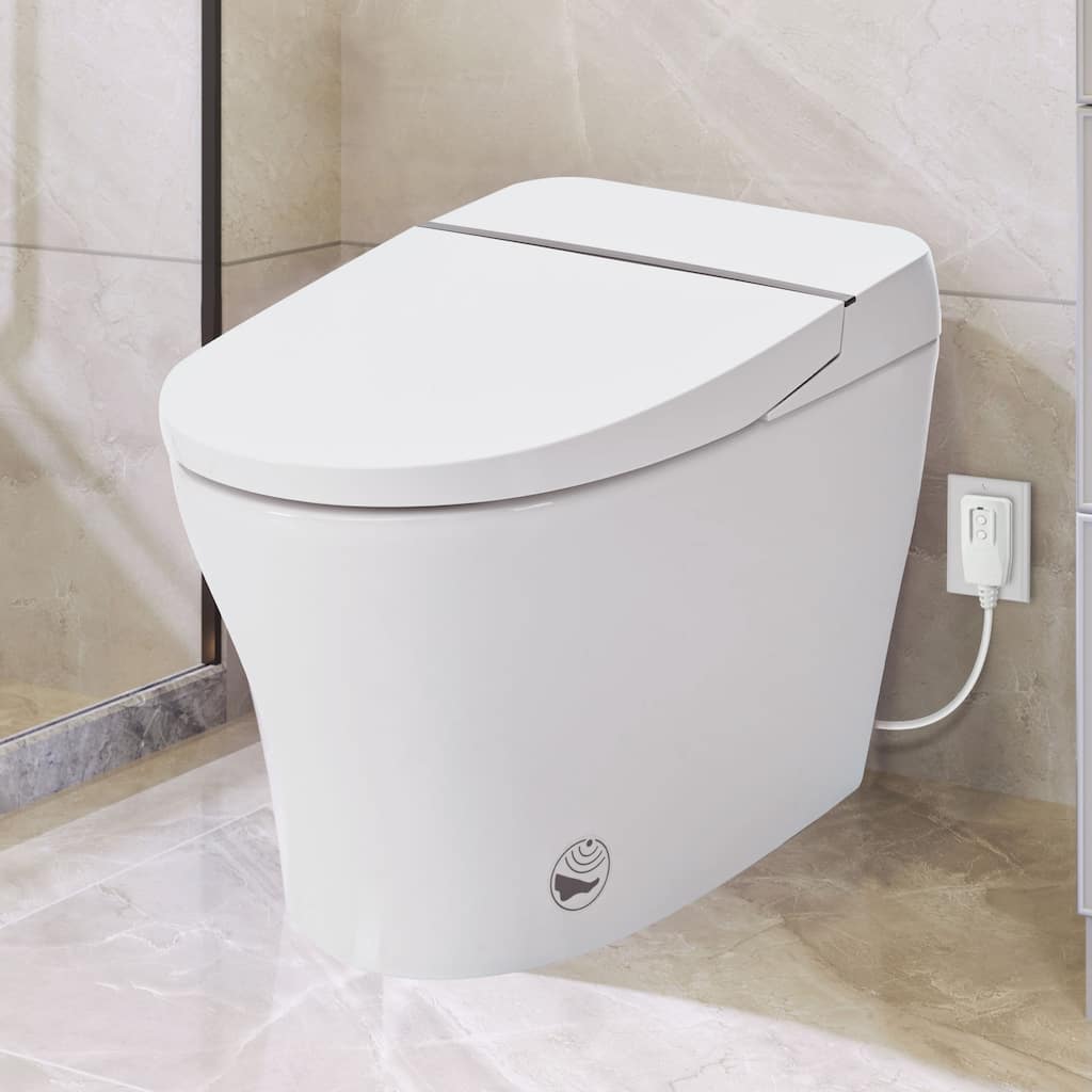 Smart Toilet Bidet Combo with Self-Cleaning Nozzle