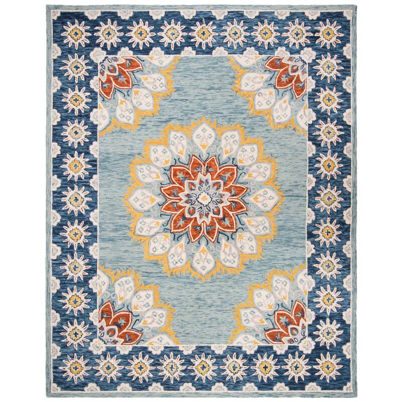 SAFAVIEH Handmade Blossom Umran & Contemporary Floral & Botanical