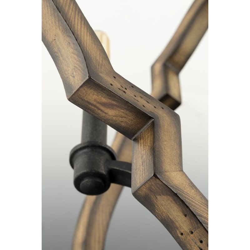 Spicewood Collection One-Light Gilded Iron Farmhouse Mini-Pendant Light - 13.620" x 14.370" x 13.250"