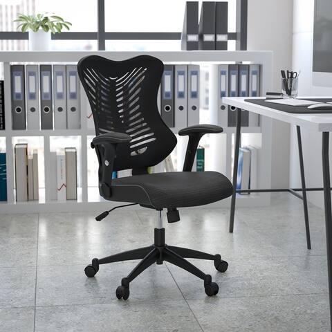 High Back Designer Executive Swivel Ergonomic Office Chair with Adjustable Arms