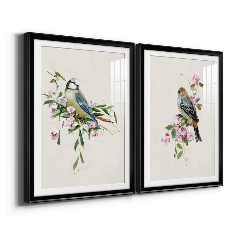 Spring Song Blue Bird Premium Framed Print - Ready to Hang