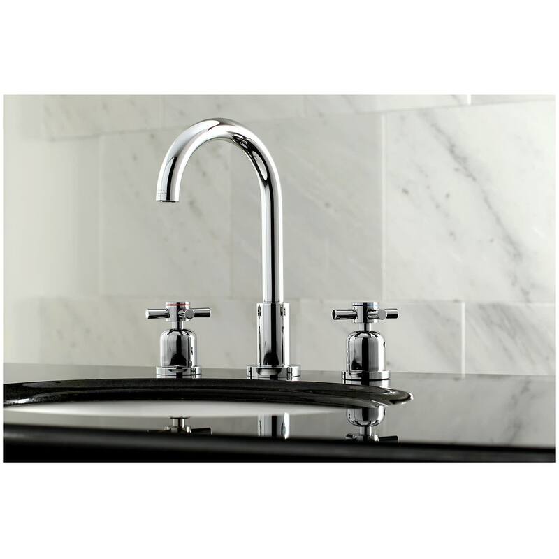 Kingston Brass Concord 1.2 GPM Deck Mounted Widespread Bathroom Faucet