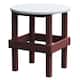 Option Cherrywood with White Top