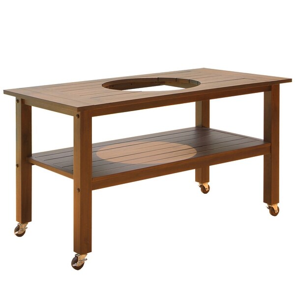 Diy kamado grill on sale table