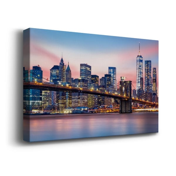 slide 2 of 8, Brooklyn Bridge Premium Gallery Wrapped Canvas - Ready to Hang 12X18
