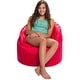 preview thumbnail 28 of 89, Bean Bag Chair for Kids, Teens and Adults, Comfy Chairs for your Room Sonoma Lounger - Red