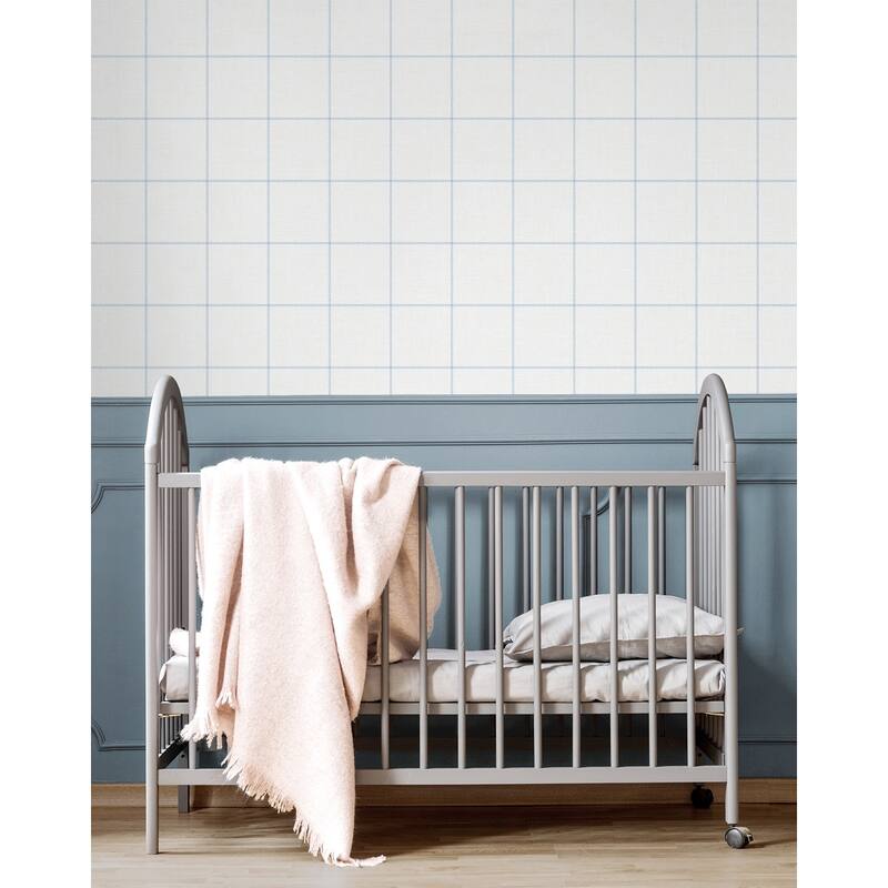 NextWall Classic Striped Check Peel and Stick Wallpaper