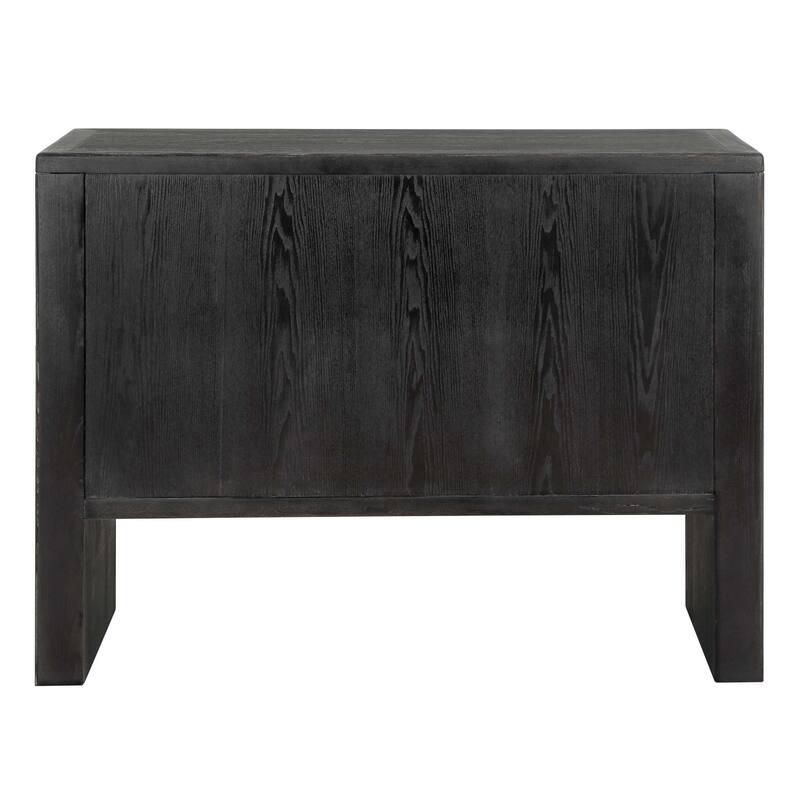 Uttermost Bierk Dark Stain 2 Door Cabinet - 43.63" W x 32.15" H x 17.25" D