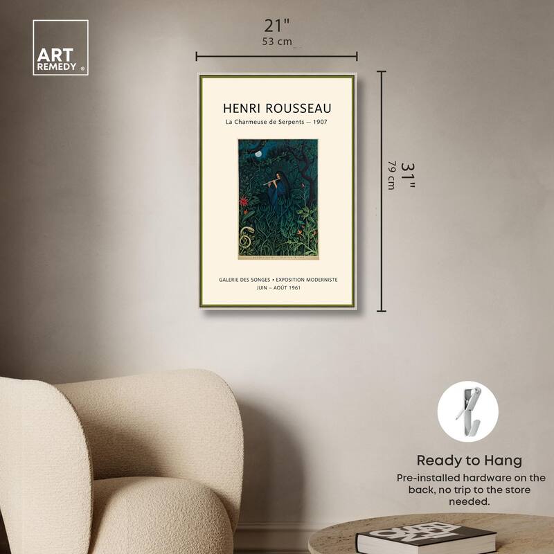 Rousseau's Jungle Dream Canvas by Art Remedy
